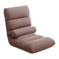 thumbnail image 1 of Silla de suelo con respaldo para sala de estar, sofá infantil ajustable para juegos Café, 1 of 9