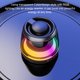 thumbnail image 4 of Reproductor MP3 Sidaley con Base de Succión Magnética Salida 5W Luz Ambiental RGB Blanco, 4 of 6