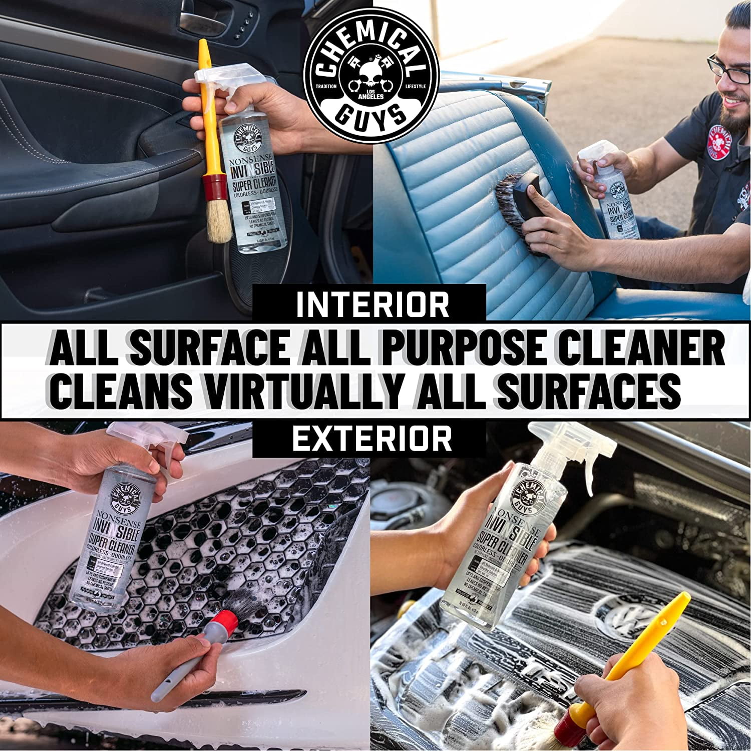 Deep clean your interior with Nonsense All Purpose Cleaner! #ChemicalGuys  💪  Deep clean your interior with 𝗡𝗼𝗻𝘀𝗲𝗻𝘀𝗲 𝗔𝗹𝗹 𝗽𝘂𝗿𝗽𝗼𝘀𝗲  𝗖𝗹𝗲𝗮𝗻𝗲𝗿! #ChemicalGuys 💪 Nonsense is the colorless, odorless, and  all-purpose super 