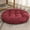 Red #5, variant on Thickened Chair Cushion | 16.54 Inch Square Seat Pad | Solid Color Polyester Foam Filled | For Dining Chairs, Patio, Floor & Kids Seating | 1 Piece