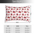 thumbnail image 2 of Kdxio Cotton Pillow Cases Pillowcases,Soft and Breathable Bedroom Pillow Cases-Strawberry, 2 of 8