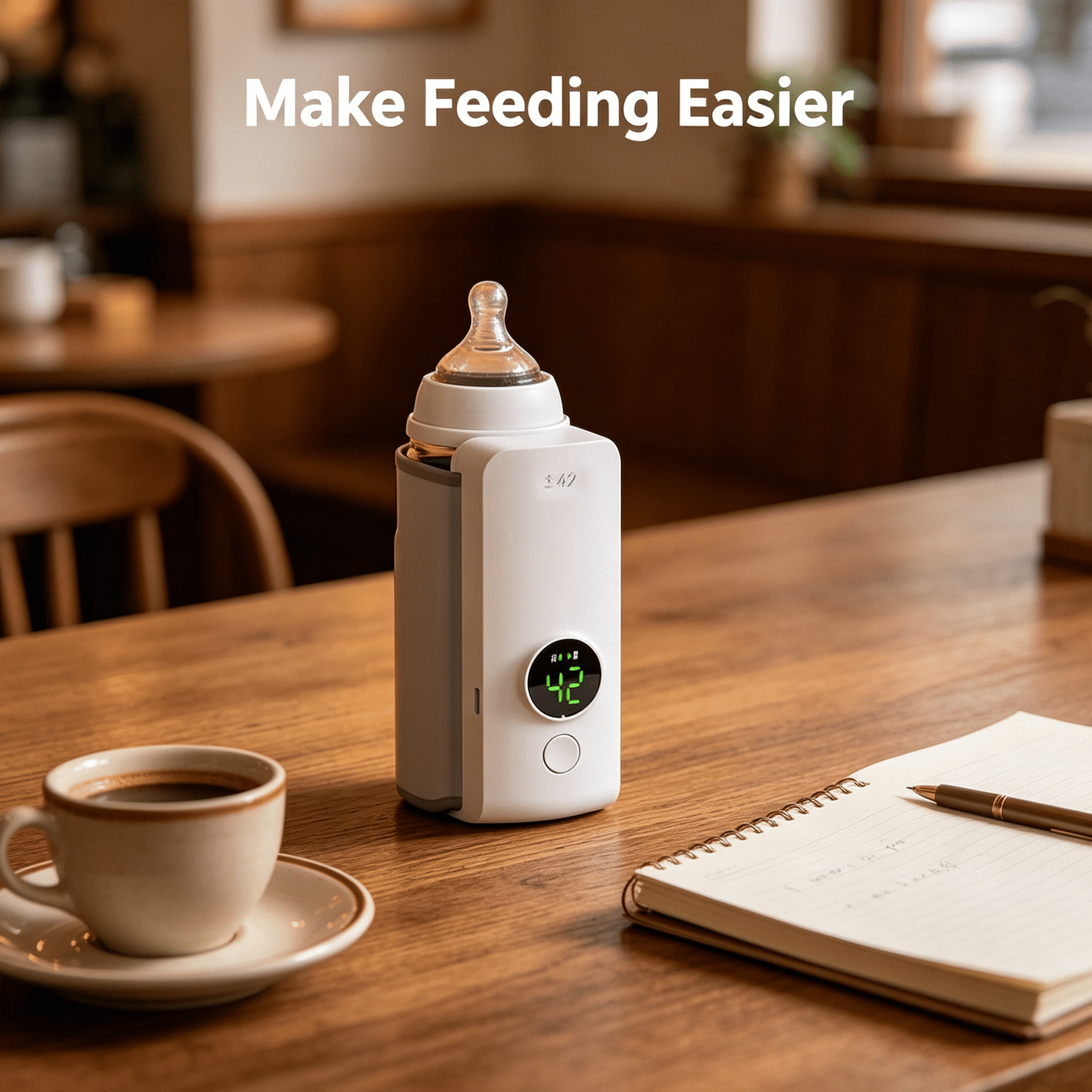 XIRQI 2026 New Portable Bottle Warmer,Quick Heating Bottle Warmer,Universal Compatibility Portable Bottle Warmer for Travel for On-The-Go Parents, Babies, Outdoor Trips, Road Trips.
