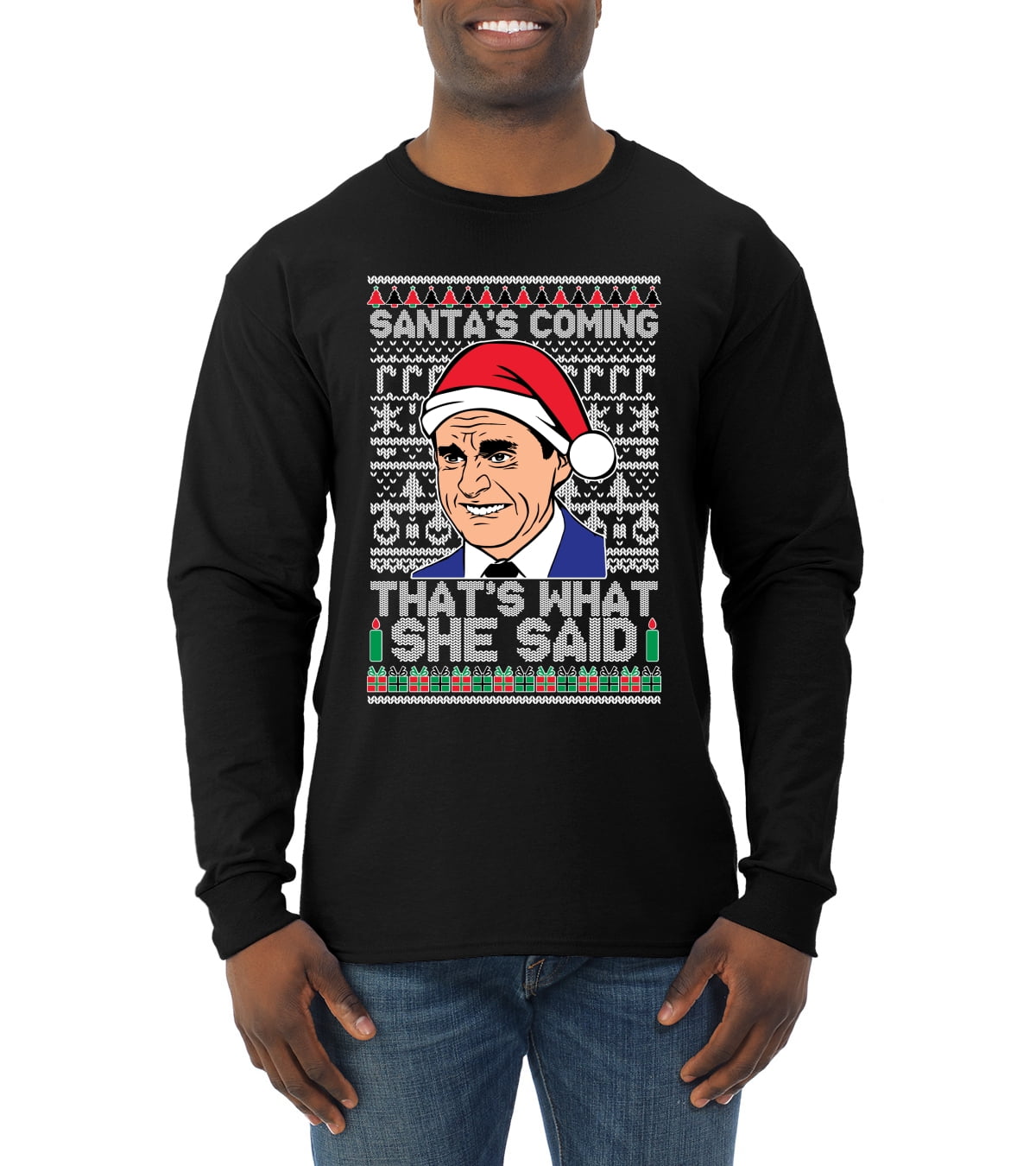 michael scott ugly christmas sweater
