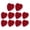 10-piece set, variant on Heart Shaped Double Sided Scrub Sponge - 3.5 x 3.5 x 1.2 Inch Non Scratch, Red Scouring Pad and Pink Soft Side, 3 Pack
