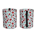 thumbnail image 2 of Wukai Ladybugs And Flowers 1 Print Car Trash Can - Easy to Clean Hanging Garbage Bin - Removable Liner - Leak-Car Garbage Can - Waterproof Trash Can for Car and SUV, 2 of 7