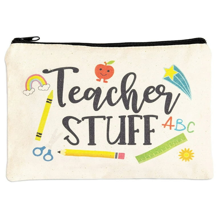 Personalized Teacher Pencil Bag, Personalized Gifts, Makeup Bag