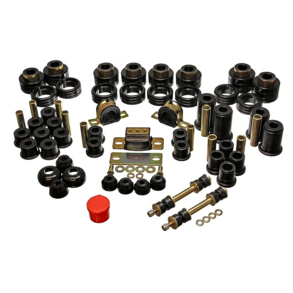 Energy Suspension 88-98 Chevy/GMC 2WD 1/2, 3/4, 1 Ton PickUp Black Hyper-flex Master Bushing Set Fits select: 1988-2000 CHEVROLET GMT-400, 1989-2000 GMC SIERRA