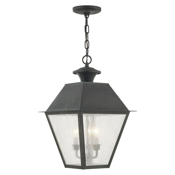 Livex Lighting Mansfield 3 Light Outdoor Chain Lantern