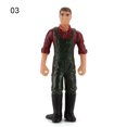 thumbnail image 1 of HEVIRGO Simulation Farmer Character Model Miniature Role Play Figure Educational Toys, 1 of 10