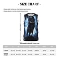 thumbnail image 4 of Rocae Night Scene of Wolves for Men's Basketball Jersey Lightweight and Breathable Athletic Tank Top,Quick-Drying Sports Jersey 4X-Large, 4 of 9