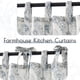 thumbnail image 4 of Cortinas de Cocina JINCHAN de Lino con Estampado Floral 60x60 cm 2 Paneles, 4 of 7