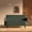Olive Green, variant on Artdeco Home Metro Loveseat - Modern Living Room Loveseat Sofa, Two-Seater Settee, Upholstered Corduroy Fabric Armchair, Love Seat Sofa Chair with Wood Legs for Bedroom/Office/Reading Spaces