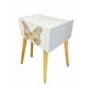 thumbnail image 1 of Buro Infantil Mesa Noche Luz Led Niñas Mariposa Recámara Mate Blanco, 1 of 5