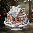 thumbnail image 5 of Noothes Christmas Village Figurines Winter Wonderland Tabletop Centerpiece for Seasonal Home Accents and Detailed Holiday Room Decor, 5 of 8
