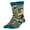 Grey, variant on Men's Funny Mister Rogers Crew Socks, Hi Friends, Colorful Dress Socks, One Size