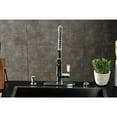 thumbnail image 3 of Gourmetier LS8771DPL Paris Single-Handle Deck-Mount Pre-Rinse Kitchen Faucet, Polished Chrome, 3 of 8