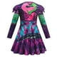 thumbnail image 3 of Moonsky Descendants Costumes for Girls, Mal Descendants Costume Girls Halloween Cosplay Costumes Descendants Rise of Red Costumes Purple(130#Purple), 3 of 4