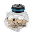 thumbnail image 1 of Bearachild Cerdo pequeño Digital Coin Counting Money Jar Moneda de EE. UU. Hucha Moneda Ahorro Pot Contenedor con pantalla LCD Decoración del hogar No.1 Bearachild HA025754-01, 1 of 1