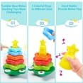 thumbnail image 4 of Juguete para niños pequeños,Juguetes para niños pequeños,Juguetes para niños y niñas,Juguetes de anillo apilable para bebés,Juguetes educativos de aprendizaje para niños pequeños Juguetes pr, 4 of 5