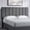 Light Gray, variant on VECELO Queen Size Adjustable Height Upholstered Headboard, Modern Wingback Headboard with Double Nailhead Trimming and Button Tufting for Bedroom, Beige