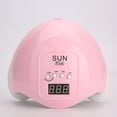 thumbnail image 4 of Lámpara UV LED para uñas de gel, secador de uñas profesional automático portátil de 48 W, 10/30/60 s, pantalla LCD, sensor, base extraíble, máquina automática para uñas de gel., 4 of 5