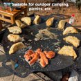 thumbnail image 3 of BBQ Frying Plate,  Heat, Barbecue Plate, Round Barbecue Pan BBQ Frying Pan Barbecue Plate Retention High Thermal Conductivity Round Barbecue Pan Multifunctional for Outdoor, 3 of 7
