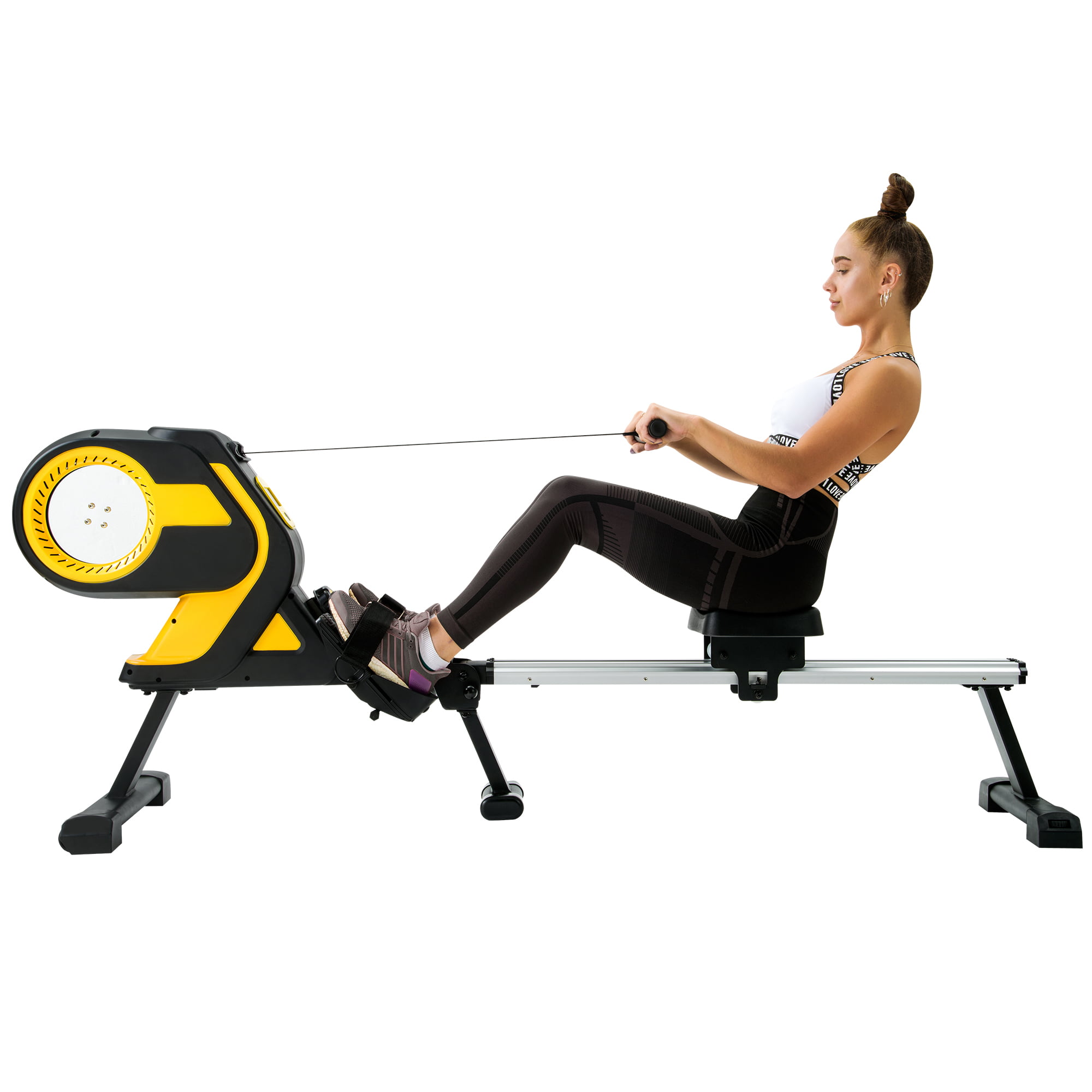 Details about   Metal Water Rowing Machine Rower Cardio Fitness Exercise Home Gym w/ LCD Monitor 