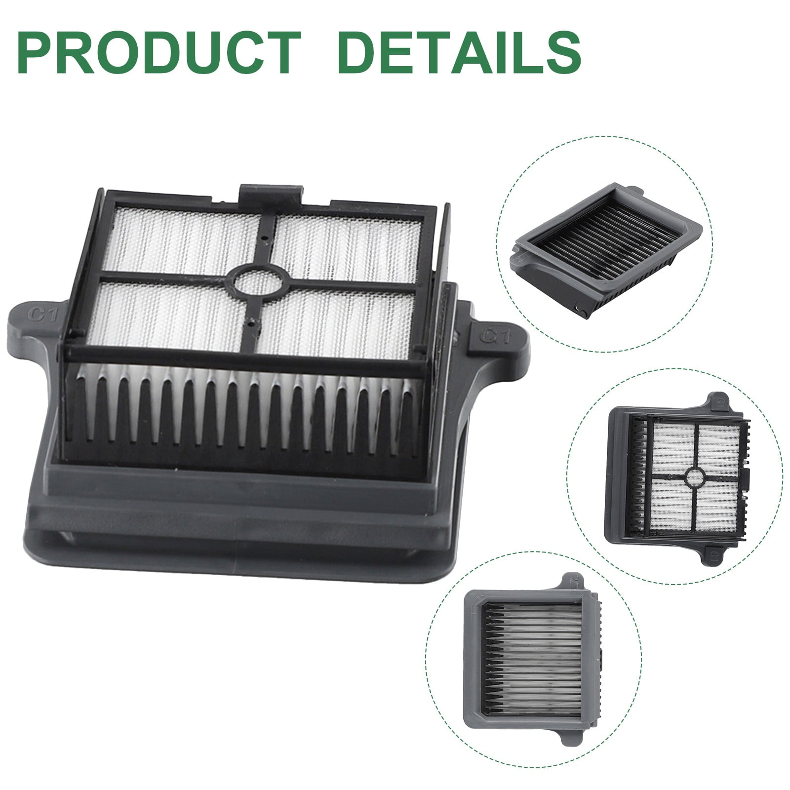 Éponge Filtrante 12 Pièces. Compatible Pour Tineco Ifloor HF10E-01. Pièces De Rechange De Remplacement D'éponge De Filtre D'aspirateur Humide Et Sec Sans Fil