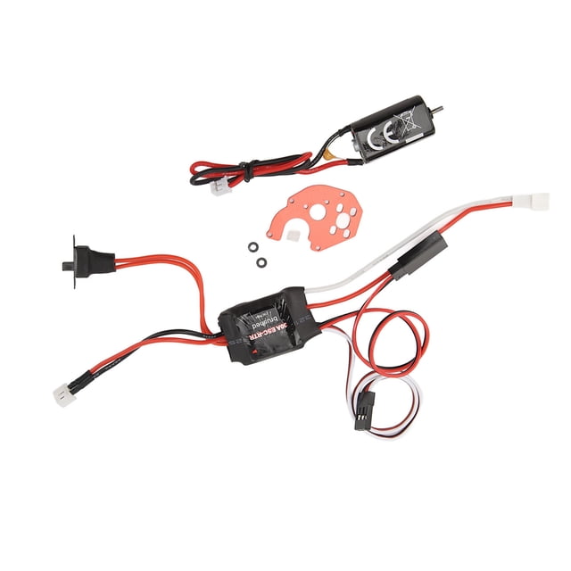 Juego De Motor Cepillado 050 66T, Conector ESC PH2.0 Cepillado De Alta Torsión 30A, Larga Vida útil Para Coche De Control Remoto Axial Scx24