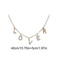 AaSFJEG Delicate LOVE Gold Neck for Women Cute Choker Neck for Girl