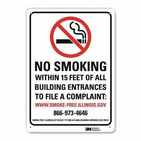 Lyle Notice Sign,14 inx10 in,Plastic U1-1050-NP_10X14