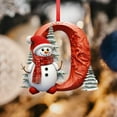 thumbnail image 5 of Cheapark 3.9 Inch (10cm) Christmas Acrylic Letter Ornaments - 26 Alphabet Pendants For Custom Xmas Tree, Home Holiday Decor, 5 of 5