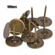 thumbnail image 1 of 100 Uds tapicería clavo cabeza plana cian bronce hierro decorativo Pin sofá muebles accesorios 16 x 20mm, 1 of 5