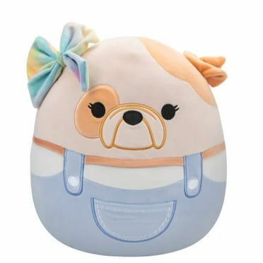 Squishmallows 10" Easter Davitta the Bulldog in Overalls