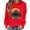 Red#5, variant on Qingpeng Womens Halloween Sweatshirt Crew Neck Fashion Cute Long Sleeve Fleece Crewneck Sweatshirt for Holiday Wear