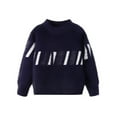 thumbnail image 2 of Spazoro Kids Girls Boys Sweaters, Long Sleeve Crew Neck Thickening Casual Warm Shirts for Child Girls Navy Size 13 T, 2 of 3