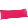 thumbnail image 1 of HAHDAXIA 1 Pack Microfiber Body Pillow Case, 1800 Super Soft Pillowcases with Envelope Closure, Wrinkle, Fade and Stain Resistant Pillow Cover, 20" x 54", Magenta, 1 of 7