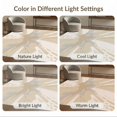 thumbnail image 7 of ODIKA 8'x10' Beige Gray Radial Burst Abstract Splatter Washable Area Rug Dynamic Starburst Pattern with Contemporary for Dining Room, Large Office, Lounge, Non-Slip Chair-Friendly Mat, 7 of 7