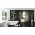 thumbnail image 5 of The Oaks Collection Modern Linear Wall Sconce The Oaks Collection Wall Sconce 4 Light - Brushed Brass, 5 of 5