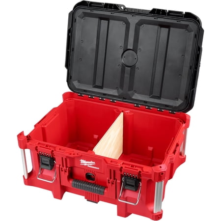 Heavy Duty Large Packout Tool Box (48-22-8425) &ndash; IP65 Weather Protection Red with Organizer Tray