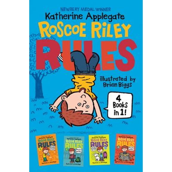 Pre-Owned Roscoe Riley Rules 4 Books in 1!: Never Glue Your Friends to Chairs; Never Swipe a Bully's Bear; Don't Swap Your Sweater for a Dog; Never Swim in Appl (Hardcover) 0062564277 9780062564276
