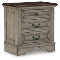 Signature Design by Ashley Casual Lodenbay Nightstand Antique Gray/Brown