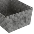 thumbnail image 6 of Whitmor Woven Strap Storage Baskets - Set of 3 - Gray, 6 of 10
