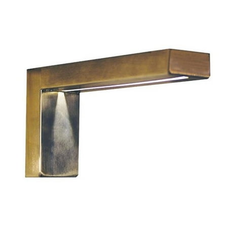 8 Construction Bracket - Federal Brace 33380 Lumiere Lighted Bracket Supports, Stainless Steel Cover Painted Steel Bracket - 8 X 4 Inch