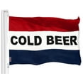 thumbnail image 3 of G128 Combo Flag Pack: USA American Flag 3x5 ft 150D Printed Stars & Cold Beer Flag 3x5 ft 150D Printed, 3 of 9