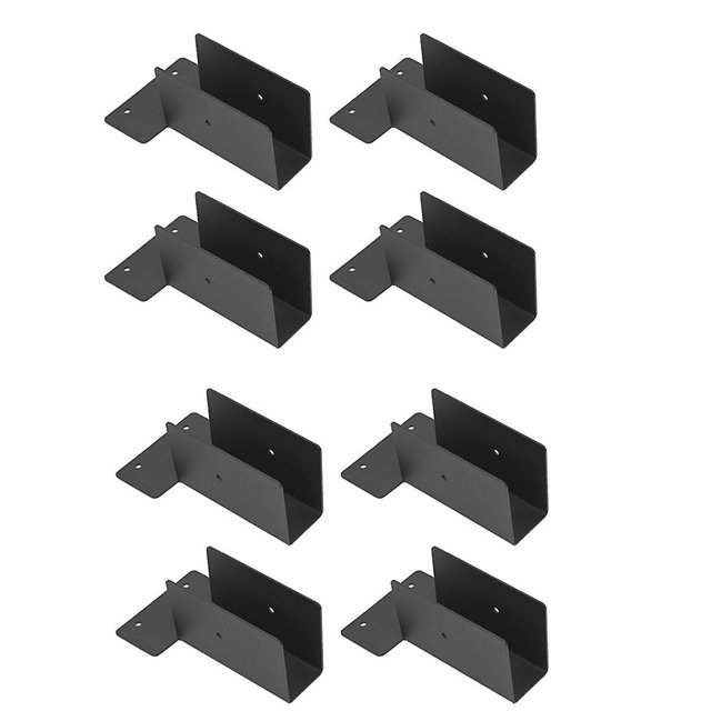 Kit de Pergola en Acier Inoxydable - Support Supérieur - Matériel de Pergola Modulaire pour 2 X 4 Bois, Lot de 8
