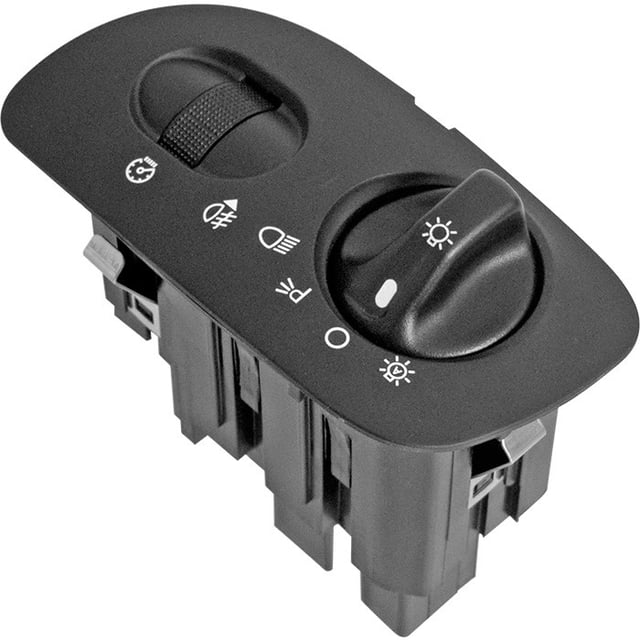 Interruptor de Luces F-150 1997 A 2008 Ford P/Faro Niebla C/Regulador Negro 13 Pines