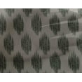 thumbnail image 4 of oneOone Georgette Viscose Dusty Green Fabric Geometric Line Ikat Craft Projects Decor Fabric Printed By The Yard 42 Inch Wide, 4 of 4