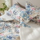 thumbnail image 5 of Kingrest Juego de Edredón de Algodón 100% Orgánico con Estampado Floral de Lujo Tamaño King, Juego de Cama Acolchado con Colcha, con 2 Fundas de Almohada a Juego, para Todas las Estaciones, 5 of 5