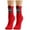 Red, variant on JeashCHAT Women Cute Christmas Vintage Printing Thicker Socks Long Sock Comfortable Socks